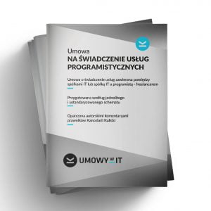 Umowa o świadczenie usług programistycznych [PL/EN]