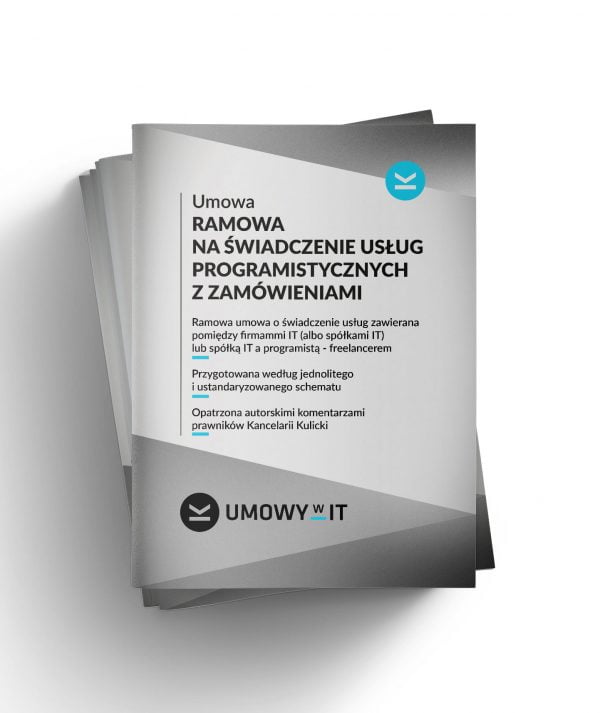 Umowa ramowa na świadczenie usług programistycznych z zamówieniami [PL/EN]