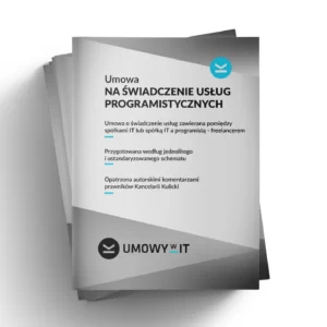 Umowa o świadczenie usług programistycznych [PL/EN]