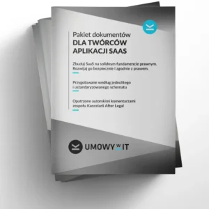 Pakiet dokumentów dla aplikacji SaaS (B2B/B2C)